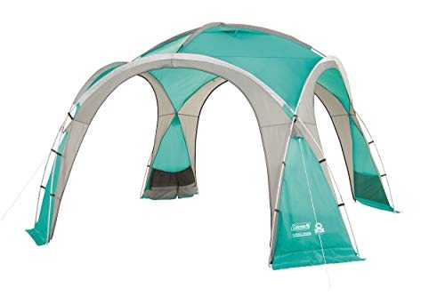 Coleman Gazebo Event Dome Shelter, L - 3,65M x 3,65M for Festivals, Garden and Camping, Sturdy Steel Poles Construction, Large Event Tent, Shelter with Sun Protection SPF 50+, L