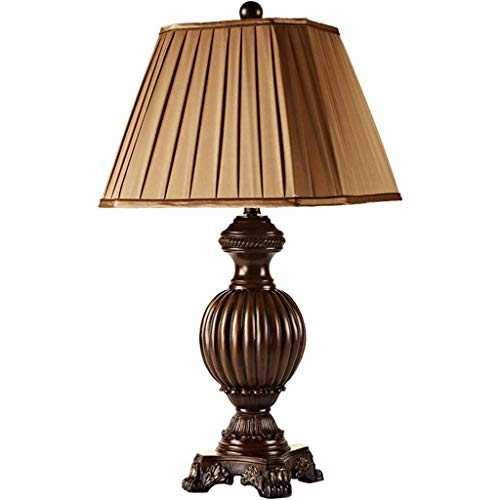 ZHANGYUEFEIFZ Table Lamp Bedroom Floor lamp. Retro Style Vertical lamp