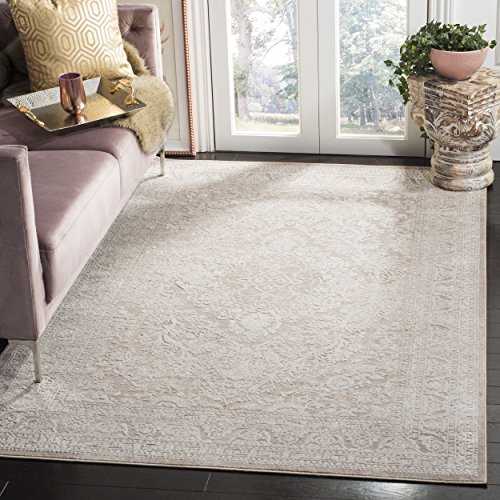 Safavieh Reflection Collection RFT668A Vintage Distressed Area Rug, 8' x 10', Beige / Cream