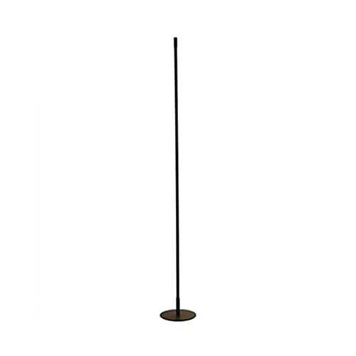 Modern Floor Lamp Black Decor Contemporary Metal Floor Lamp Adjustable Color Brightness Bedroom Eye Protection Foot Switch Standing Lamp (Color : Black, Size : Warm light)