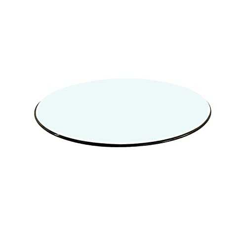 Glass Table Top Glass Dining Table High Strength (16/18/20/22/24/26/28/30/31INCH) Round Home Furniture, Duck Beak Edging Bearing 300KG, Dining Coffee Dinner, Glass Table Protector