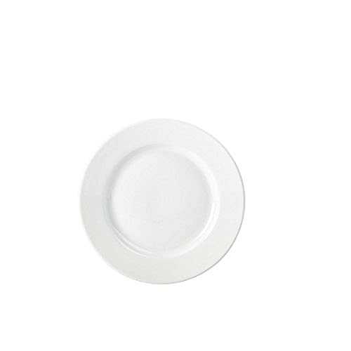Genware NEV-160623 Royal Classic Winged Plate, 23 cm, White (Pack of 6)
