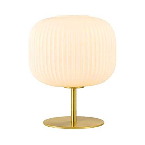 CJshop Bedside Lamps Desk Lamps Side Table Lamps for Bedroom Warm Glass Lampshade Bedside Lamp,Exquisite Decoration Lamps for Living Room Bedroom Cafe Etc Table Lamps