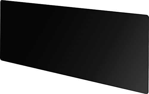 The Vitreo Black Glass Radiator Cover Large (1600 mm)