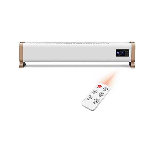 Home Electric Heater Fan/Mobile Floor Radiator Heating/Baseboard Heaters With Remote Control,Intelligent Constant Temperature,Safety Child Lock Design 3S Fast Heating,1800W (1800w),nice