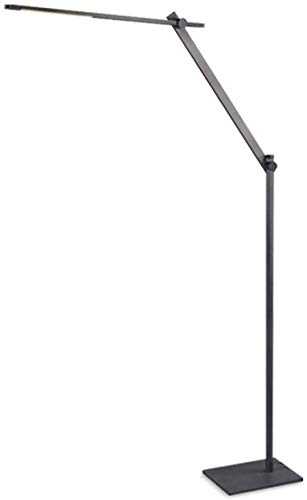 Easy Install Floor lamp Floor Lamp-high-grade Aluminum Alloy Lamp Body, Selected Alloy Aluminum Plate Lamp Body, Foldable Lamp Holder Eye Protection, Touch Switch, Simple and Light Floor Lamp A++ (Col