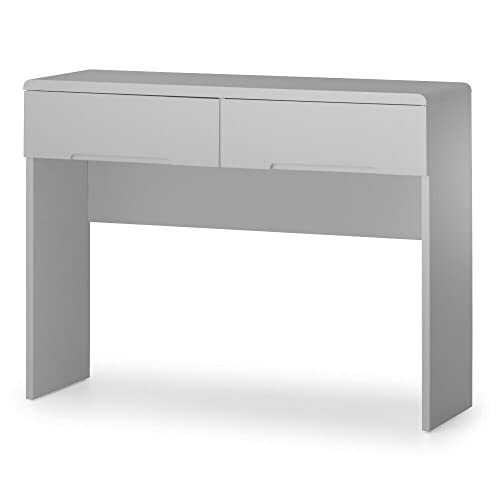 LCSA Dressing Table, Wooden Grey Happy Beds with 2 Storage Drawers Dressing Tables