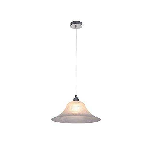 Modern Pendant Light Single Straw Hat Chandelier Hanging Lamp, Wrought Iron Retractable E27 Glass Chandelier, 35×13cm Suitable for Indoor Living Room, Attic, Restaurant and Coffee Shop Decoration Home