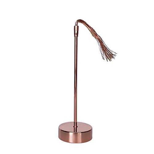 WUBZSHI Desk Lamp Remote Control Feather Table Lamp USB/AA Battery Power DIY Creative Warm Light Tree Feather Lampshade Wedding Home Bedroom Decor (Lampshade Color : Warm White)