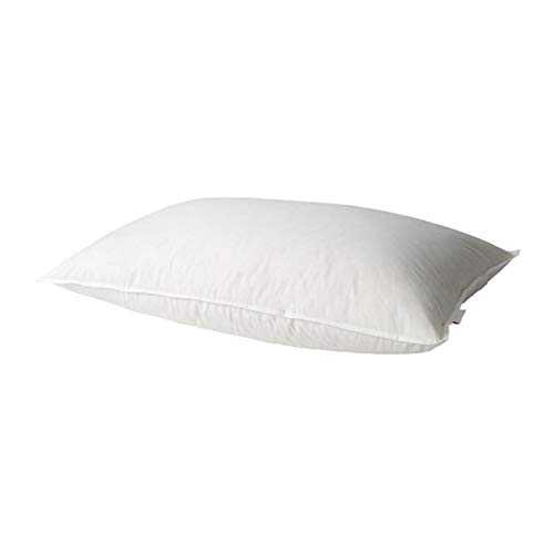 JDJD Bed Pillows for Sleeping Down Pillow Single Pillow 90% White Goose Down Pillow 20 * 26 Inches White Filled 22 Oz Fill Power 800+ White Goose Down (Color : White, Size : USA standard size)