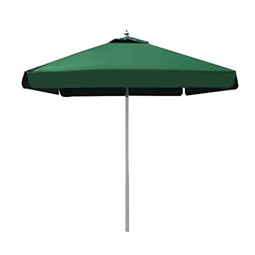 QLLL Outdoor parasol, Square Market Table Umbrella with Ruffles, UPF 50+ and Waterproof Protection, Polyester 280 g/m², for Beach Garden Balcony Coffee Shop