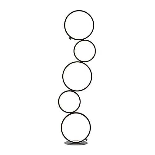ROEWP Creative 5 Circles Floor Lamp, Nordic Modern Simple LED Lamp, Adjustable Light Creative Decorative Lamp Touch switch
