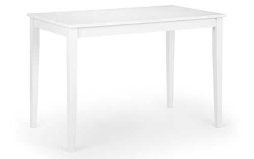Julian Bowen Taku Dining Table, White,Height: 76, Width: 114, Depth: 65cm