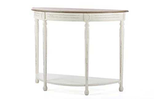 Baxton Studio Console Tables, Wood, White, One Size