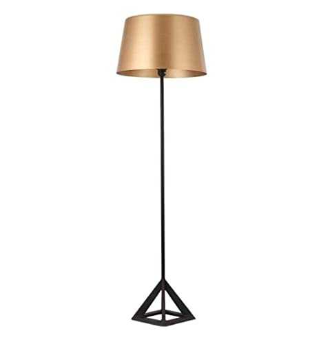 OLTETZ Lamp Stand Floor Lamp Standing Light Iron Nordic Floor Lamp Gold Lampshade Floor Light Living Room Sofa Bedroom Bedside Lamp Study Reading Standing Lamp Standing Lamp