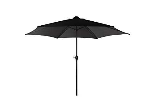 909 Outdoor Beach Parasol Umbrella, Sun shade umbrella windproof, Beach parasol uv protection, Garden parasol umbrella Ø 3 metres, Polyester canopy