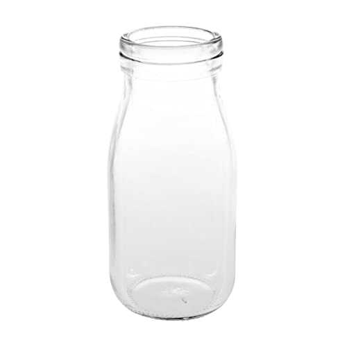 Olympia Glass Mini Milk Bottle 200Ml 7Oz Drinking Restaurant Glassware 12pc