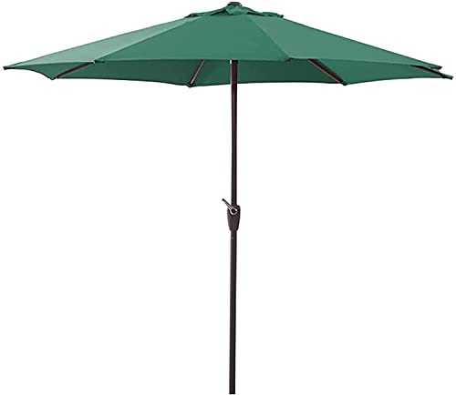 KANULAN Garden Parasol for Lawn Deck Patio and Balcony，Umbrella Outdoor Sun Shade Uv Protective Parasols (Color:Green;Size:3M)
