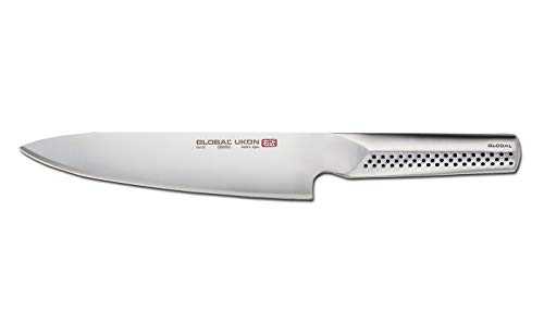 Global UKON Chef's Knife with 20cm Blade, CROMOVA 18 Stainless Steel