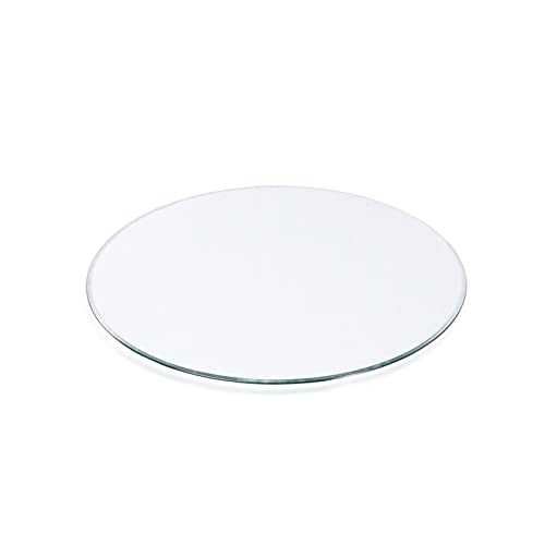 Table Round Glass Dining Table (16/18/20/22/24/26/28/30/31INCH) High Strength Round Tempered Glass, Smooth and Wear-Resistant High Temperature Resistance Round Glass Table Top (Size : 80cm-31inch)