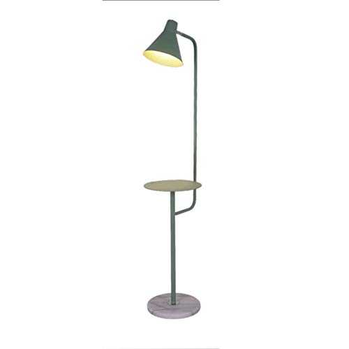 HONGFEISHANGMAO Floor Lamp Touch Control For Living Floor Lamp With Shelves Corner Floor Lamp Modern Minimalist Style Decoration Dimmable Living Room Bedroom Circle Base(green) Reading Lamp