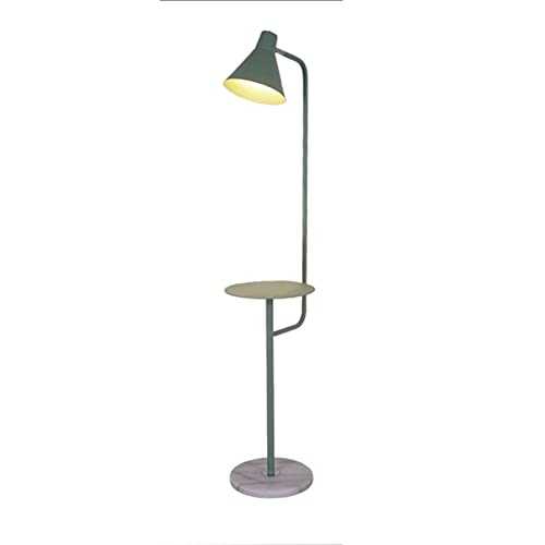 Floor Lamp Touch Control For Living Floor Lamp With Shelves Corner Floor Lamp Modern Minimalist Style Decoration Dimmable Living Room Bedroom Circle Base(green) Sturdy Base Tall Vintage Pole Light
