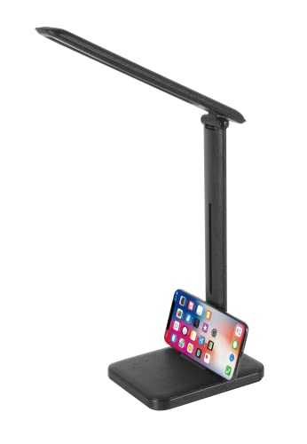 Blaupunkt 6W LED Easy on the eyes - Black desk lamp - dimmable - color temperature (3000 - 6000 Kelvin) - adjustable brightness - high CRI - Durable - USB charging - energy class A +