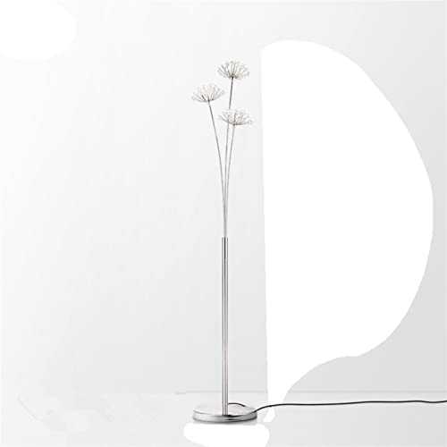Floor Lamp Floor Light Lamp Study Dandelion Light Simple Standing Floor Lamp Living Room Office Lights Standing Lamp ( Color : Warm Light , Size : 3 Heads Floor Lamp )