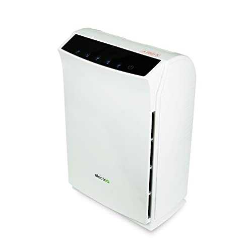 electriQ -WiFi Smart App 5 Stage Air Purifier with HEPA + Carbon & Photocatalytic Filters - Great for Large Rooms and Homes