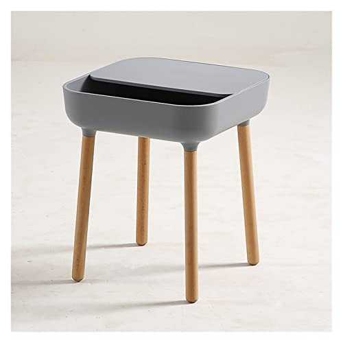 FURUIWUFENG Small coffee table Simple Ins Combination Coffee Table Square Small Apartment Nordic Home Living Room Coffee Table Cocktail Table (Color : Grey, Size : 40 * 40 * 47cm)