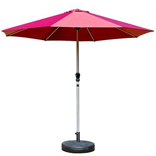 ZXNQ Garden Parasol Table Umbrella, 2.7m, Parasol Gardening Patio Balcony Outdoor Beach Camping (red)