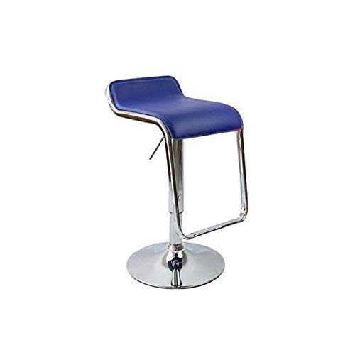 ShiSyan Bar Stools Barstools Seat Bar Chairs Morden Style Bar Stool Cast Chic Bar Blue Comfortable (Color : Blue, Size : 68 * 36 * 36cm)