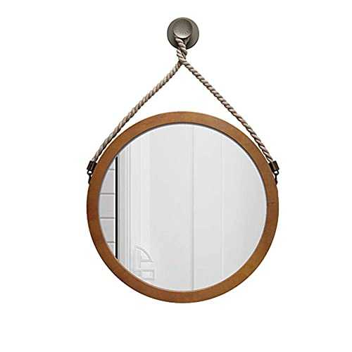 ZCYY Bathroom mirror wall hanging vanity mirror vanity mirror toilet round mirror 40 * 40/50 * 50/60 * 60/70 * 70/80 * 80cm bathroom vanity mirror