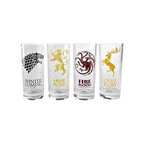Glass Boxed (300ml) Set of 4 - Game Of Thrones (All Houses)
