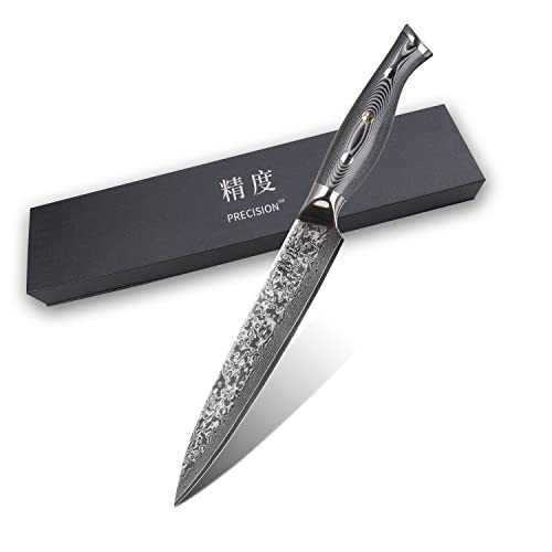 Chef's Kitchen/Carving/Slicing Knife, Special New Year Offer Price. 8” Blade Genuine Japanese Steel. Professional Quality. Razor Sharp, Perfectly Weighted. Presentation Box