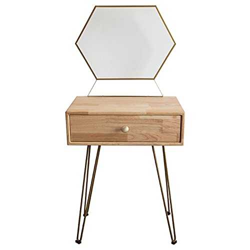 YAYA2021-SHOP Vanity Table Vanity Table with Mirror, Dressing Makeup Table with 1 Drawer, Gift for Mom, Girl, Women, Dresser Desk for Bedroom, Bathroom Dressing Table