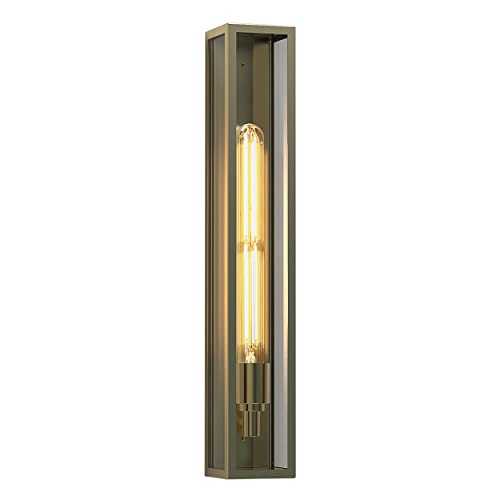 Astro Harvard 500, Outdoor Wall Light in Natural Brass - Designed in Britain - Dimmable IP44 Rated - 1402006