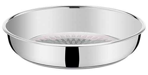 Tefal Ingenio Pro Stainless Steel Frying Pan for All Heat Sources Including Induction, Stainless Steel, 22 cm
