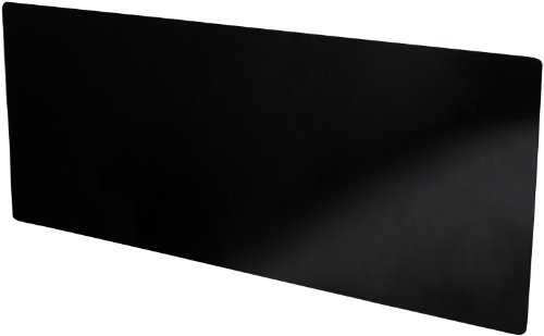The Vitreo Black Glass Radiator Cover Large (1600 mm)