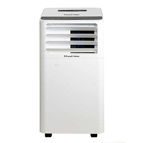 Russell Hobbs Portable 3-in-1 Air Conditioner, Air Cooler, Dehumidifier, 670 W, 1 Litre, Grey, RHPAC3001