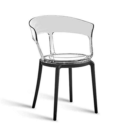 LIUSHENGFUBH Dining Chairs Bar Chair Home Plastic Dining Chair Modern Minimalist Creative Backrest Chair Plastic Chair Adult Stool For Clubhouse Hotel Barstool High Stools (Color : C)