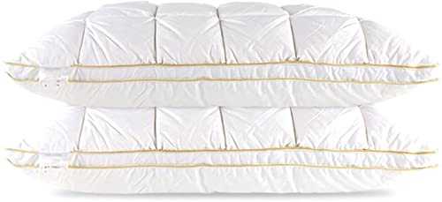 HONGLIUDSF Boost sleep Pillow Velvet Pillow Hotel Single Household Pillow Square Three- dimensional Bread Pillow Good Sleep(Color: White Size: 50x80cm) (Color : White, Size : 45x75cm)