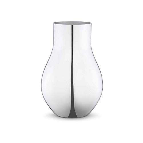 Georg Jensen Cafu Medium Vase, Mirror Polished Stainless Steel by HolmbäckNordentoft