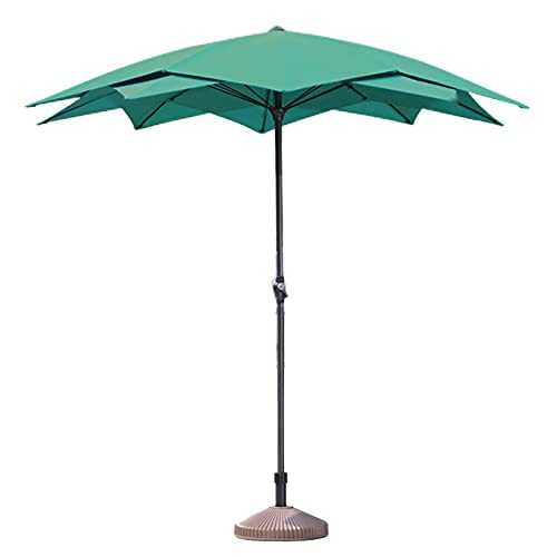 YFZN Outdoor Parasol, Double Layer Beach Parasol On The Balcony, Stylish Garden Parasol, Waterproof And Sunscreen, Sun Umbrella, Courtyard, Balcon, Garden, With Pedesta