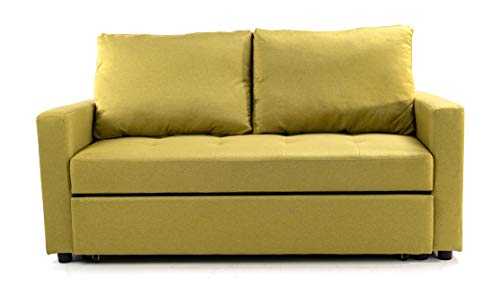 Visco Therapy Stylish and Comfortable 2 Seater Sofa Bed (Lime)