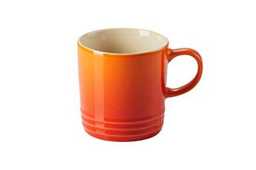 Le Creuset Stoneware Mug, 350 ml, Volcanic Orange