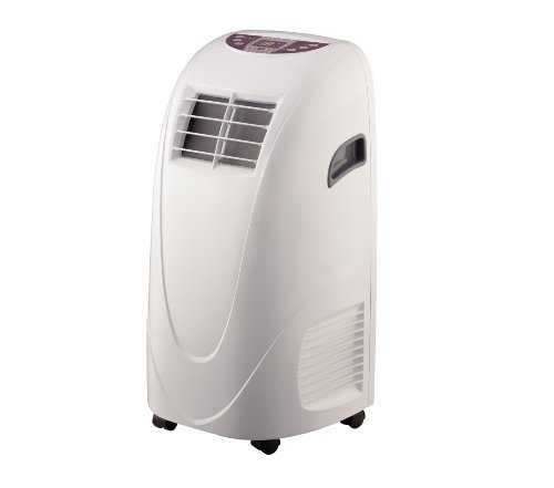 Global Air 10,000 BTU Portable Air Conditioner Cooling/Fan with Remote Control in White