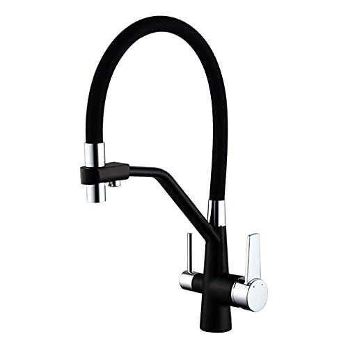 SHUMEISHOUT Solid forging, strong and durable Pull Out Kitchen Faucet Nickel Kitchen Sink Mixer tap Chrome Kitchen Faucet Vanity Water tap Rotating Faucet Sink Faucet (Color : Style 2)