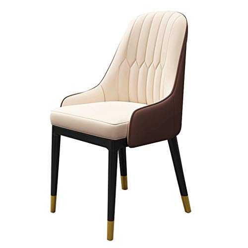WLZWZ Modern Kitchen Dining Room Chairs Dining Chairs Modern Leather High Back Padded Soft Seat Kitchen Dining Chairs For Living Room Bedroom Kitchen Dining Room Hotel (Color : G)