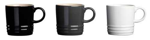 LE CREUSET 91032810173000 Material Set of 3 Espresso Mugs
